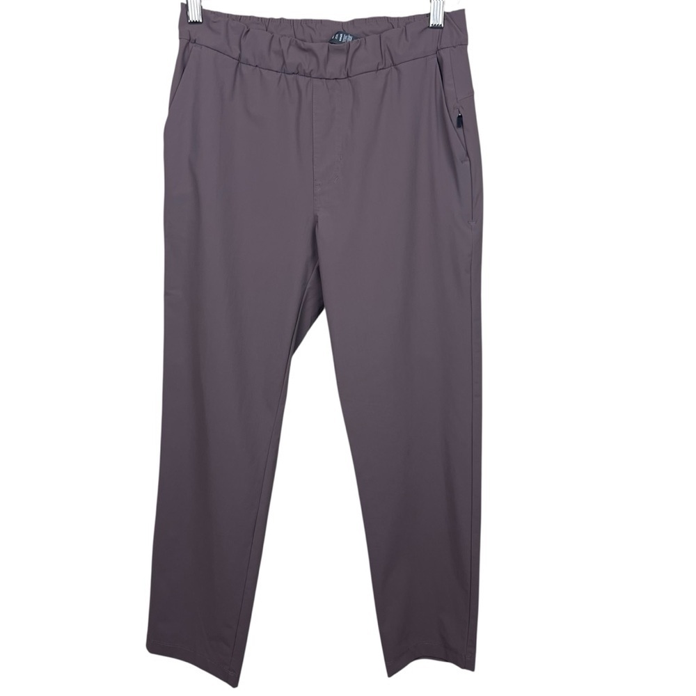Vuori Women's Miles Cropped Pants Performance Elastic‎ Waist Pink S